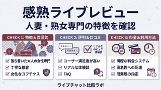 感熟ライブのサービスレビューを解説した図解