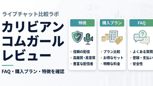 カリビアンコムガールのレビューを解説した図解